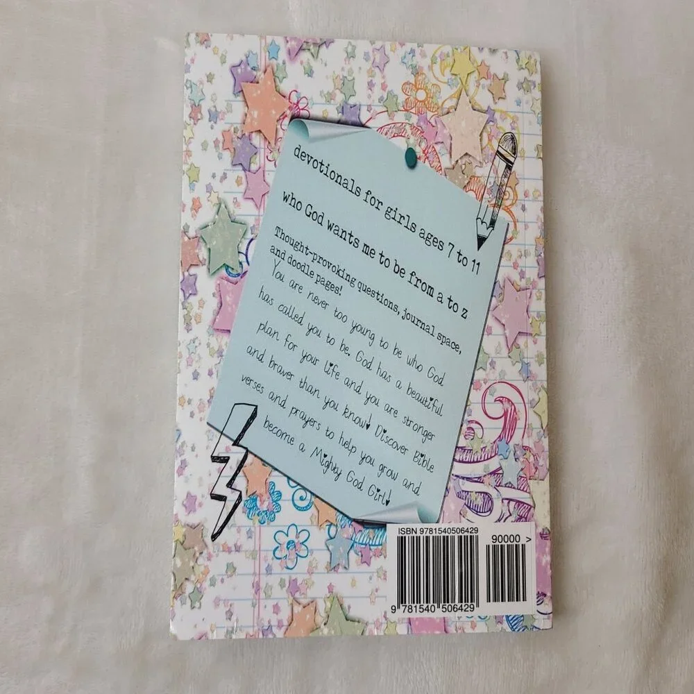Mighty God Girls A To Z Devotionals Journal ages 7-11 By Mandy Fender 2016 - Picture 9 of 9